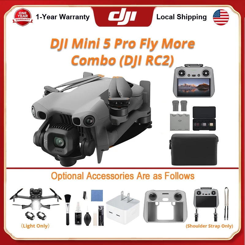 Drone Kit Build Yourself - DJI Mini 5 Pro 플라이 콤보