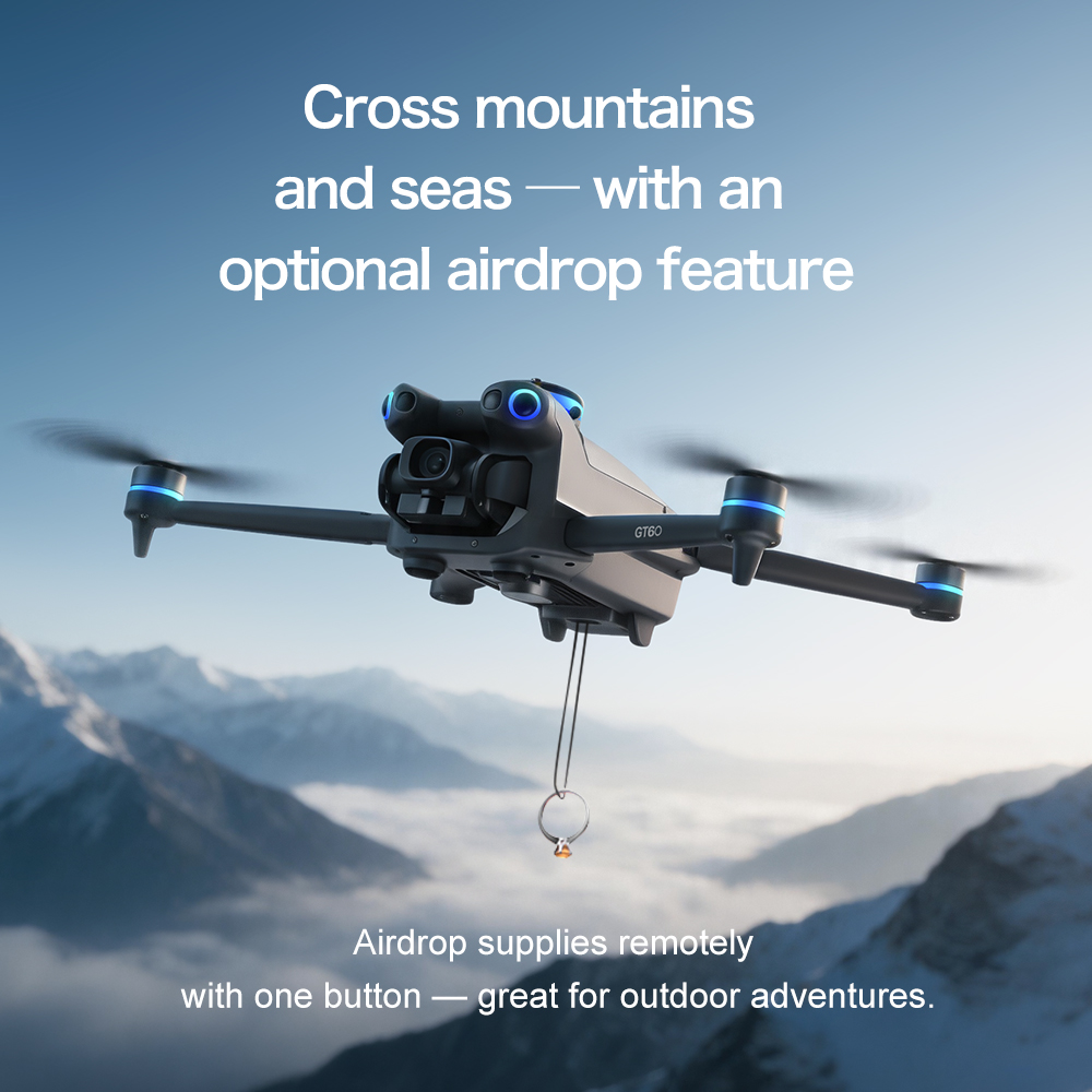 NEW GT60 미니 드론 듀얼 카메라 8K 항공기 장 - Drone Kit Long Range 리뷰 및 가격