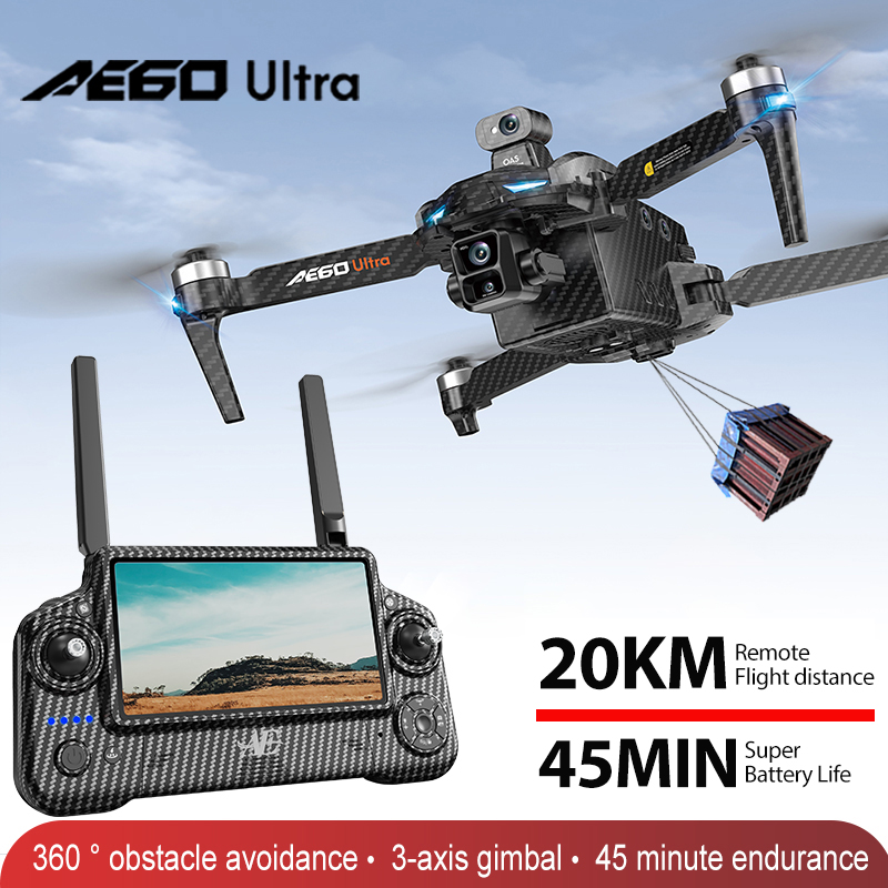 AE60 GPS 드론 전문가용 8K 카메라 3축 짐벌  - Drone Kit Professional 리뷰 및 가격